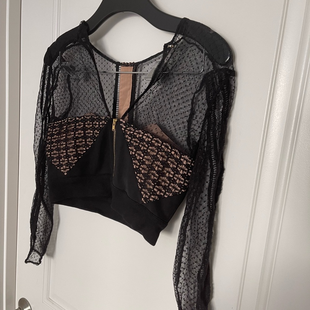 Self-Portrait crop top